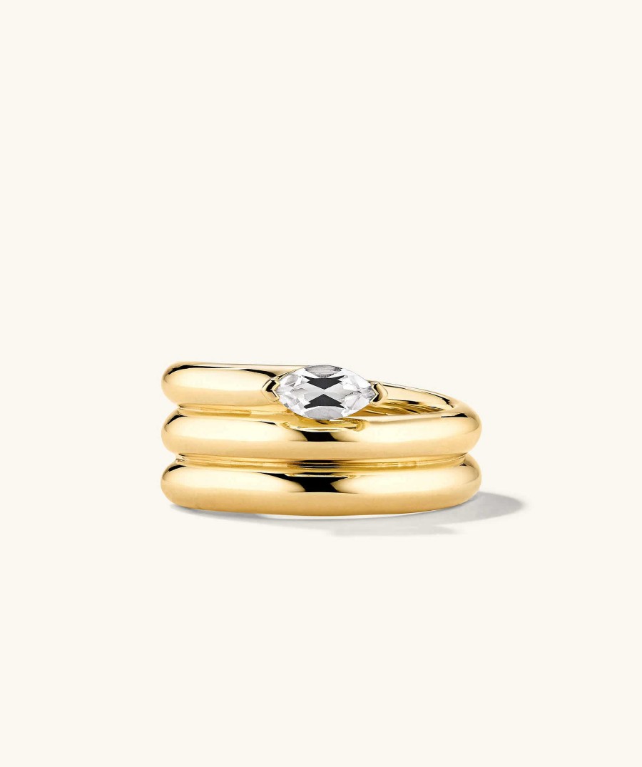 Rings Mejuri | Boa Gemstone Coil Ring