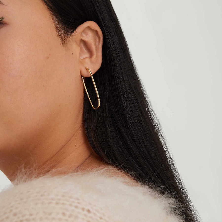 Earrings Mejuri | Paperclip Oversized Hoops