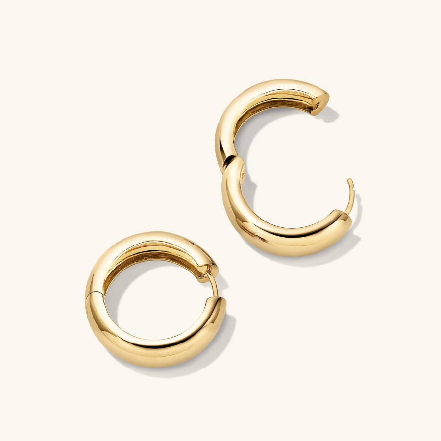 Earrings Mejuri | Chunky Large Hoops