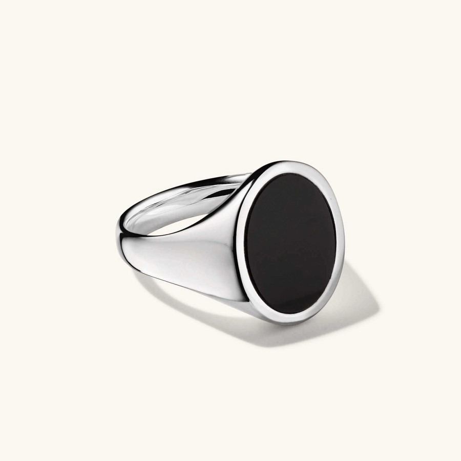 Rings Mejuri | Oval Gemstone Signet Ring