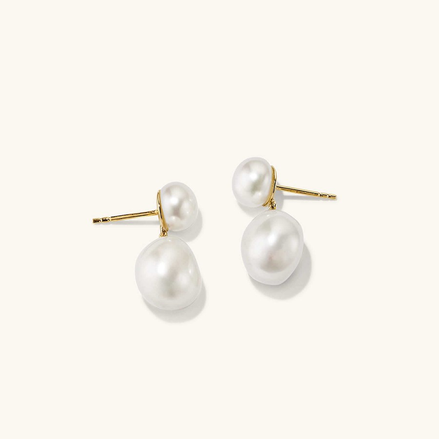 Earrings Mejuri | Bold Pearl Drop Earrings