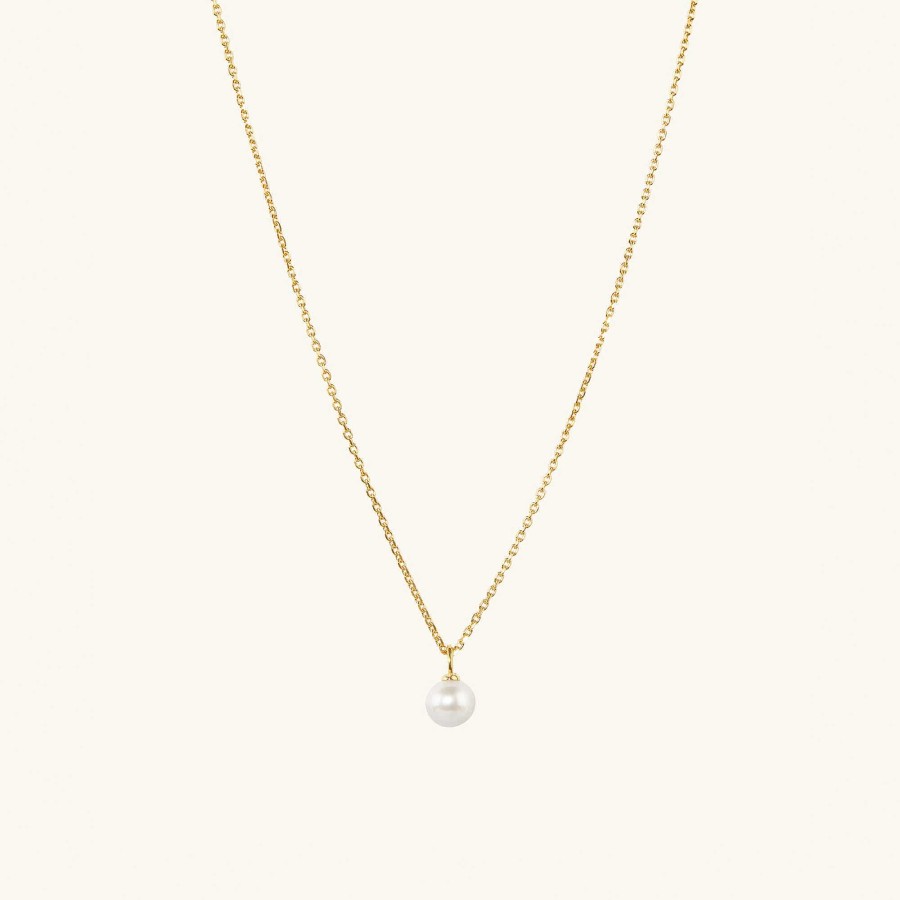 Necklaces Mejuri | Mini Pearl Pendant Necklace