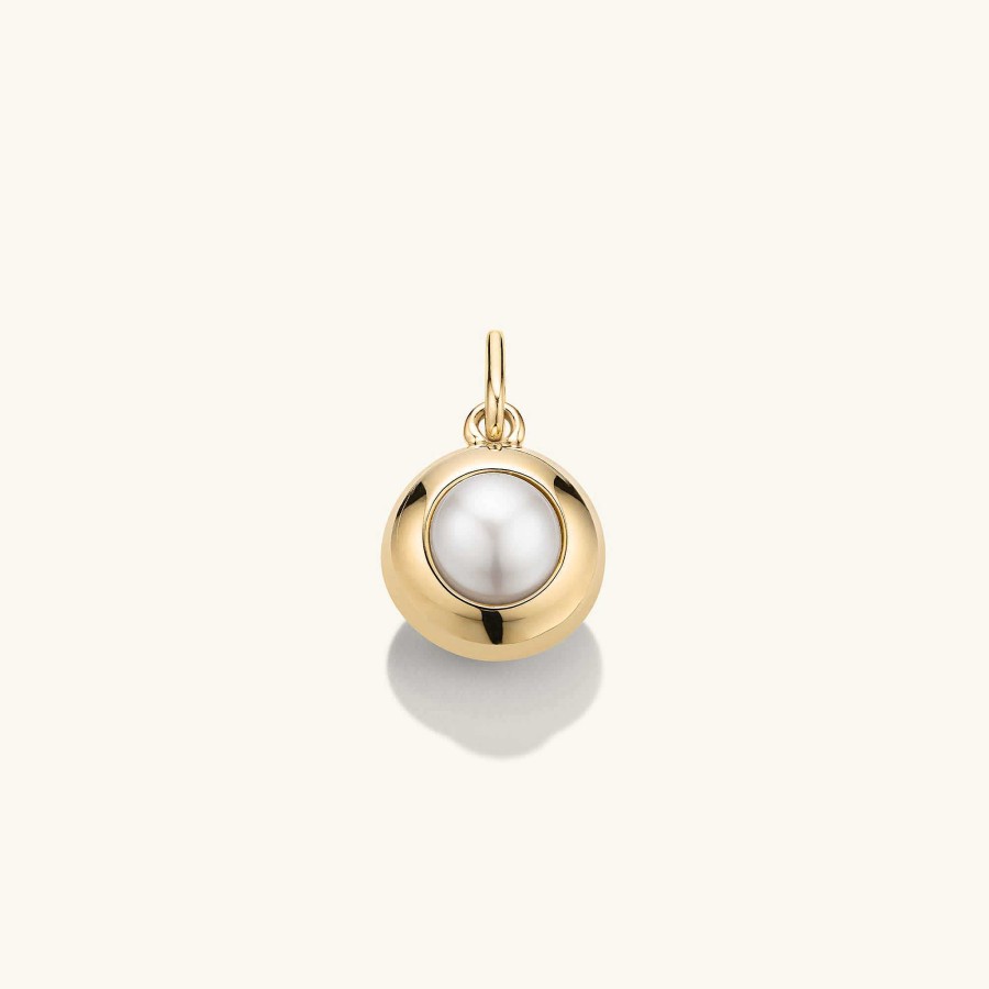 Necklaces Mejuri | Gumball Pearl Sphere Charm Pendant