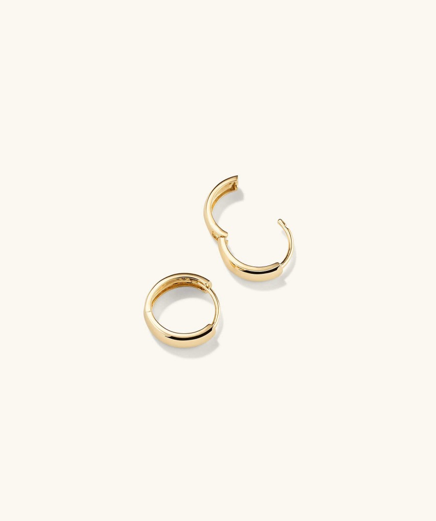 Earrings Mejuri | Bold Huggie Hoops