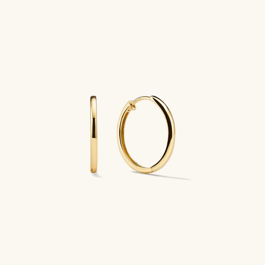 Earrings Mejuri | Easy Medium Hoops