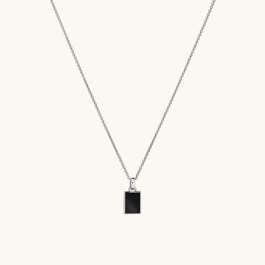 Necklaces Mejuri | Black Onyx Pendant Necklace