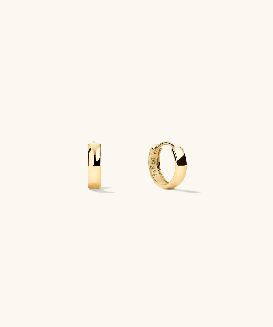 Earrings Mejuri | Bold Huggie Hoops