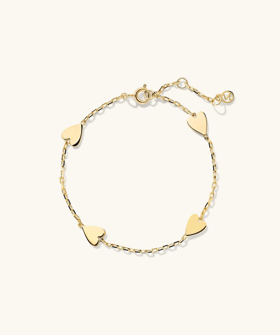 Bracelets Mejuri | Heart Station Bracelet