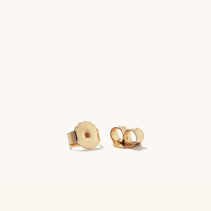 Earrings Mejuri | Mini Pearl Topaz Climber Studs