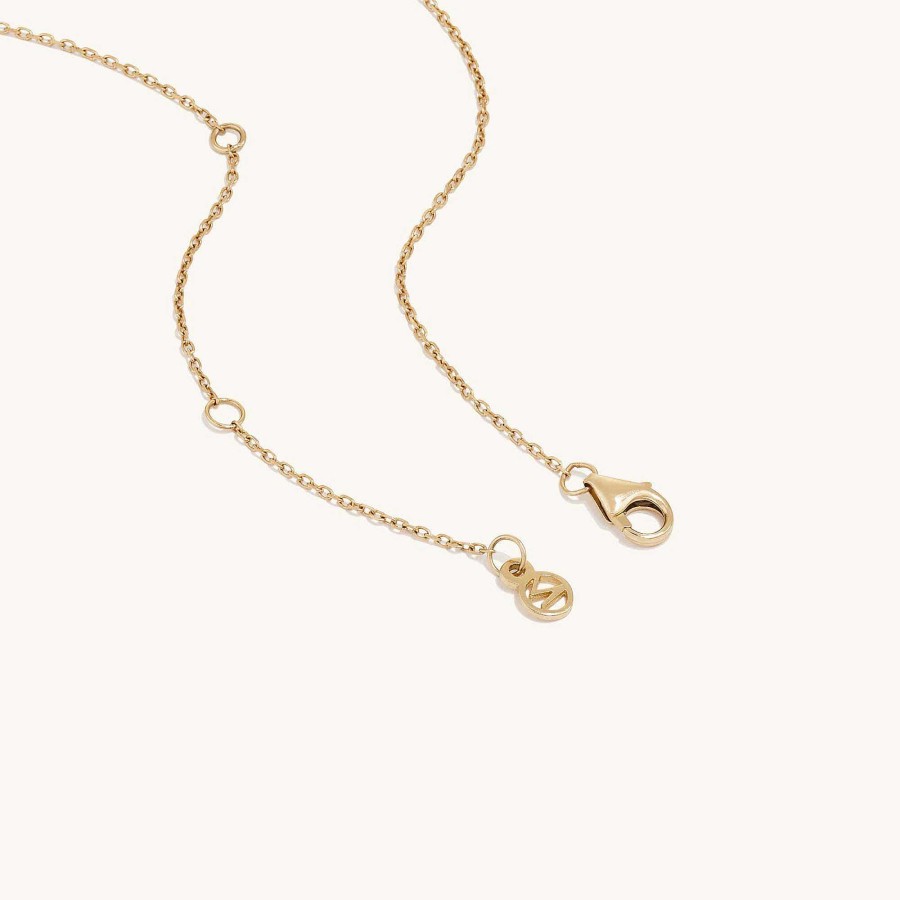 Necklaces Mejuri | Pave Diamond Round Necklace