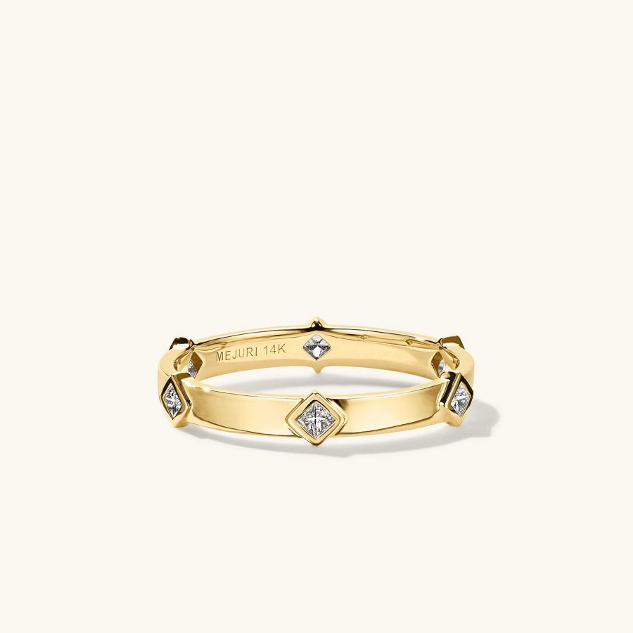 Rings Mejuri | Angled Diamond Station Ring