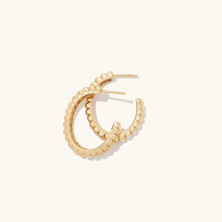 Earrings Mejuri | Large Charlotte Hoops