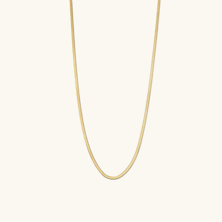 Necklaces Mejuri | Jenna Lyons Herringbone Chain Necklace