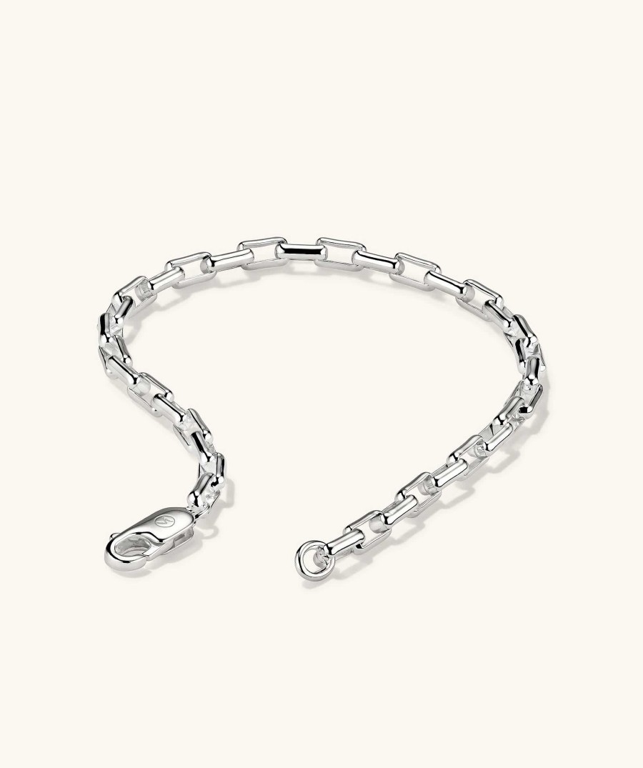 Bracelets Mejuri | Wide Box Chain Bracelet