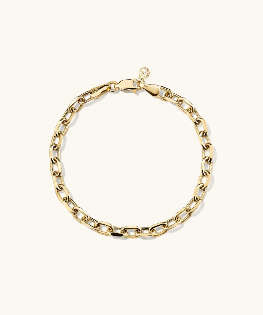 Bracelets Mejuri | Large Square Oval Chain Bracelet