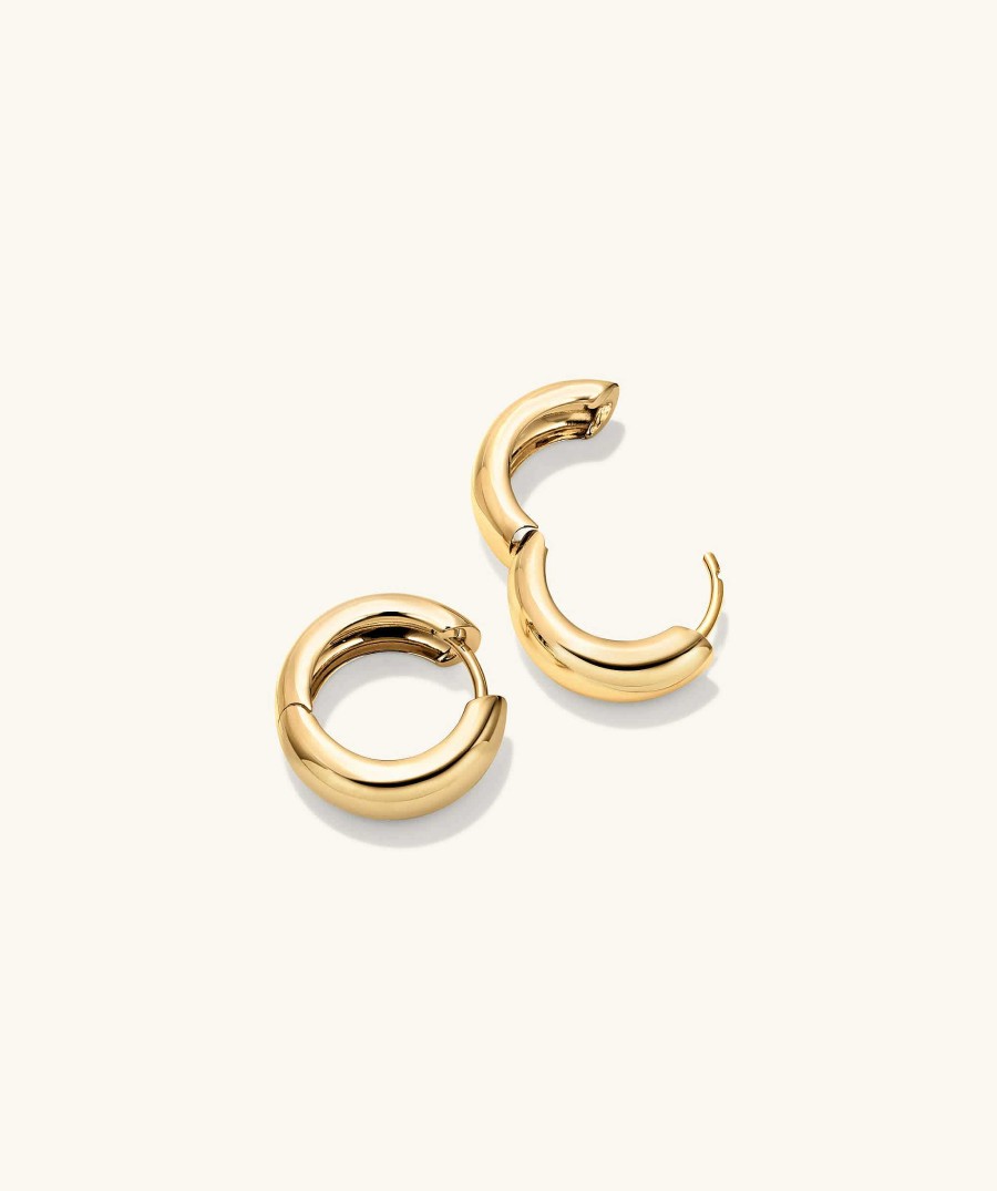 Earrings Mejuri | Plush Small Hoops