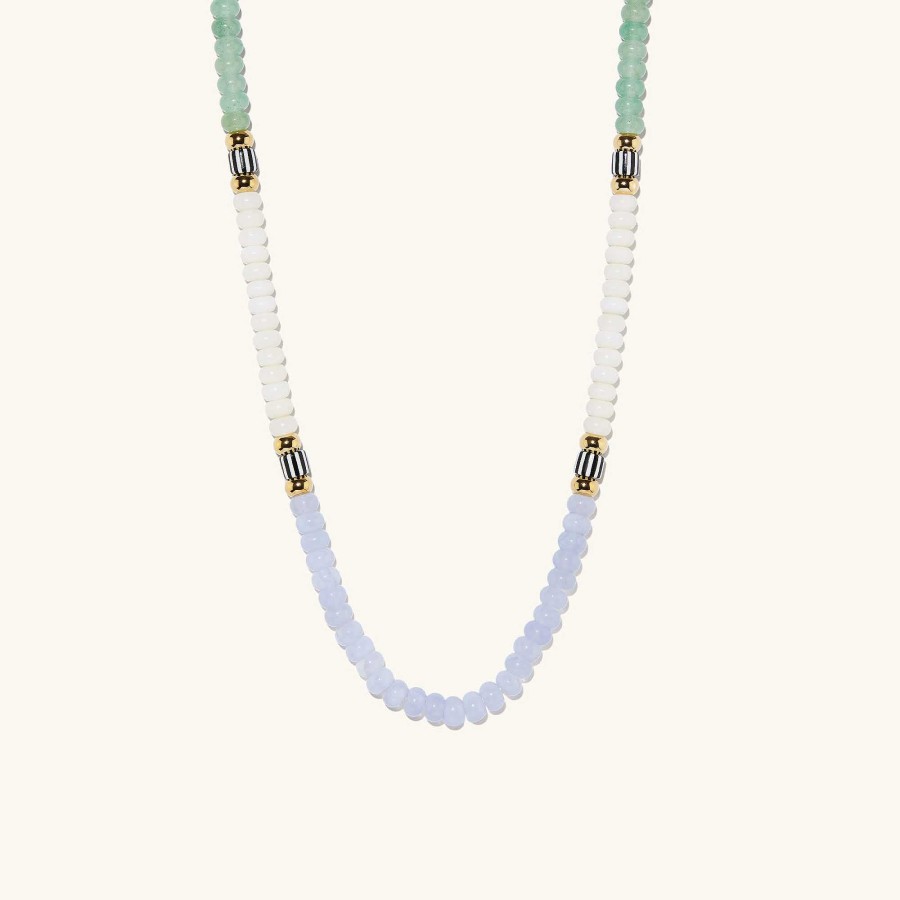 Necklaces Mejuri | Coastal Blue Lace Agate Necklace