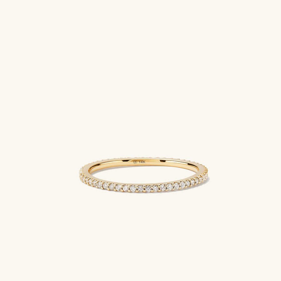 Rings Mejuri | Slim Diamond Eternity Band