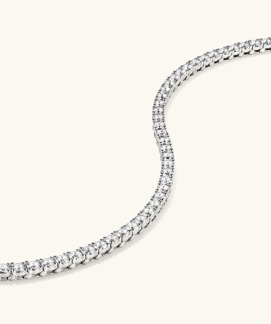 Bracelets Mejuri | Lab Grown Sapphire Tennis Bracelet