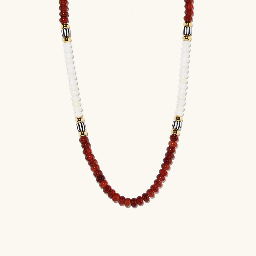 Necklaces Mejuri | Coastal Red Agate Necklace