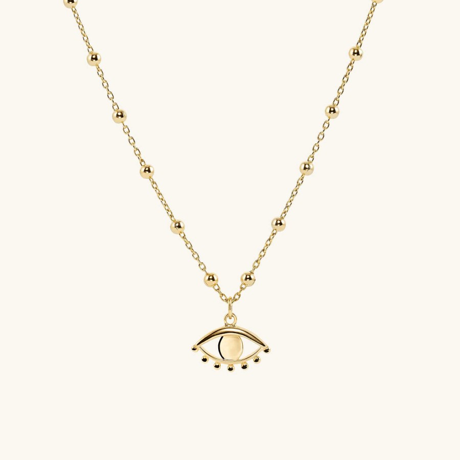 Necklaces Mejuri | Evil Eye Beaded Pendant Necklace