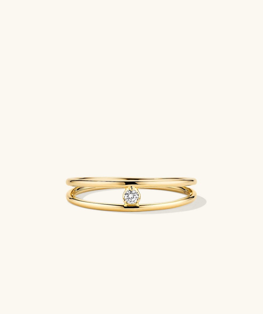 Rings Mejuri | Diamond Double Stacker Ring