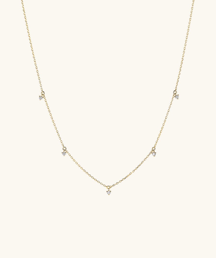 Necklaces Mejuri | Multi Station Diamond Necklace