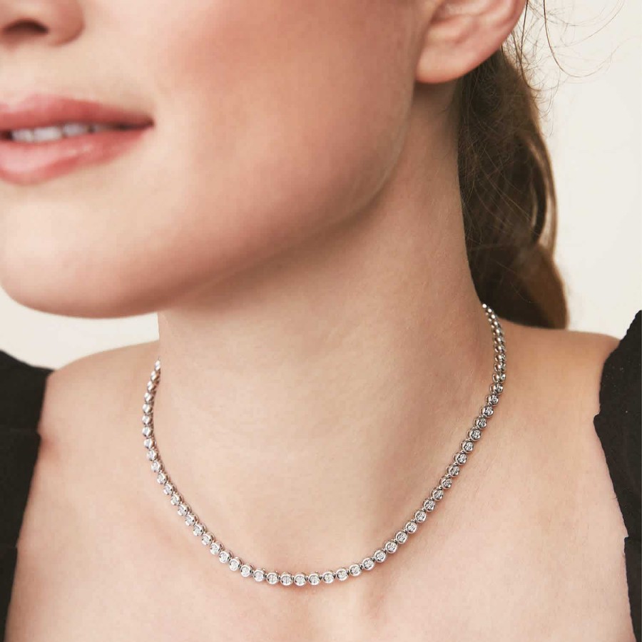 Necklaces Mejuri | Micro-Pave Diamond Riviere Choker