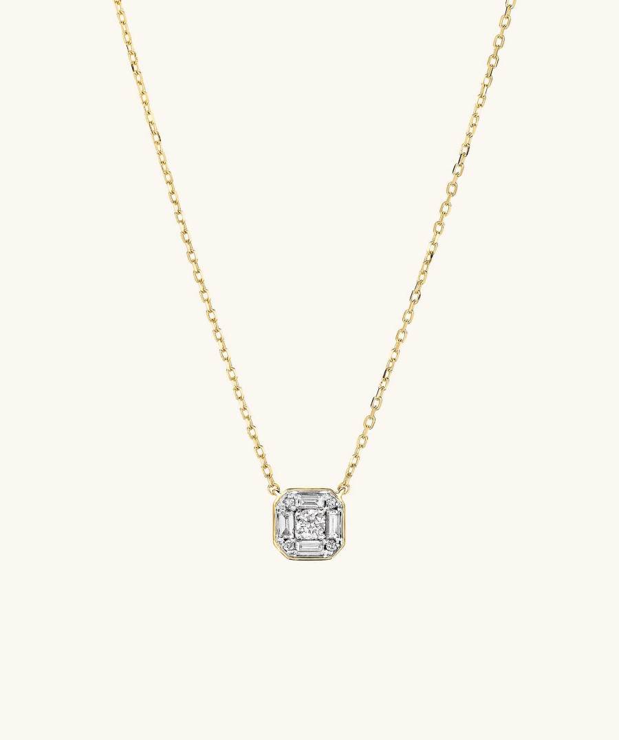 Necklaces Mejuri | Mosaic Cushion Diamond Necklace