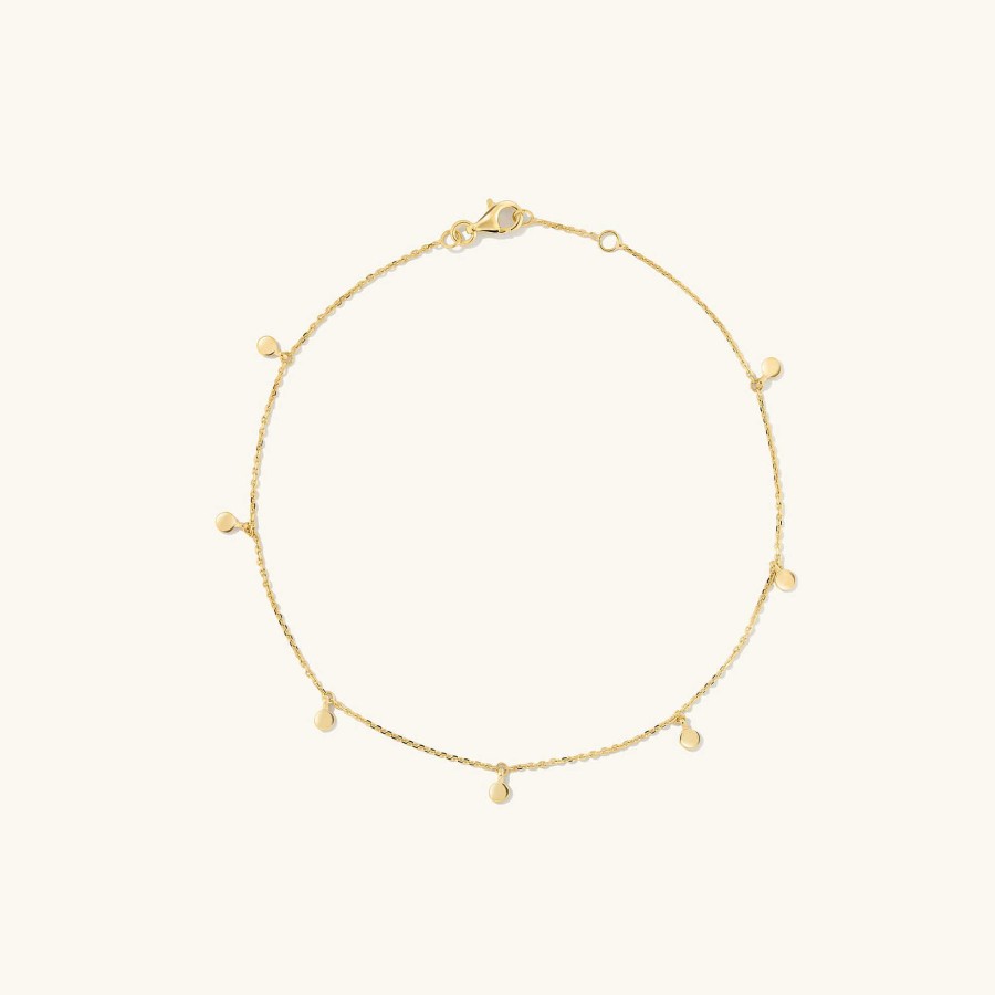 Bracelets Mejuri | Dot Chain Anklet