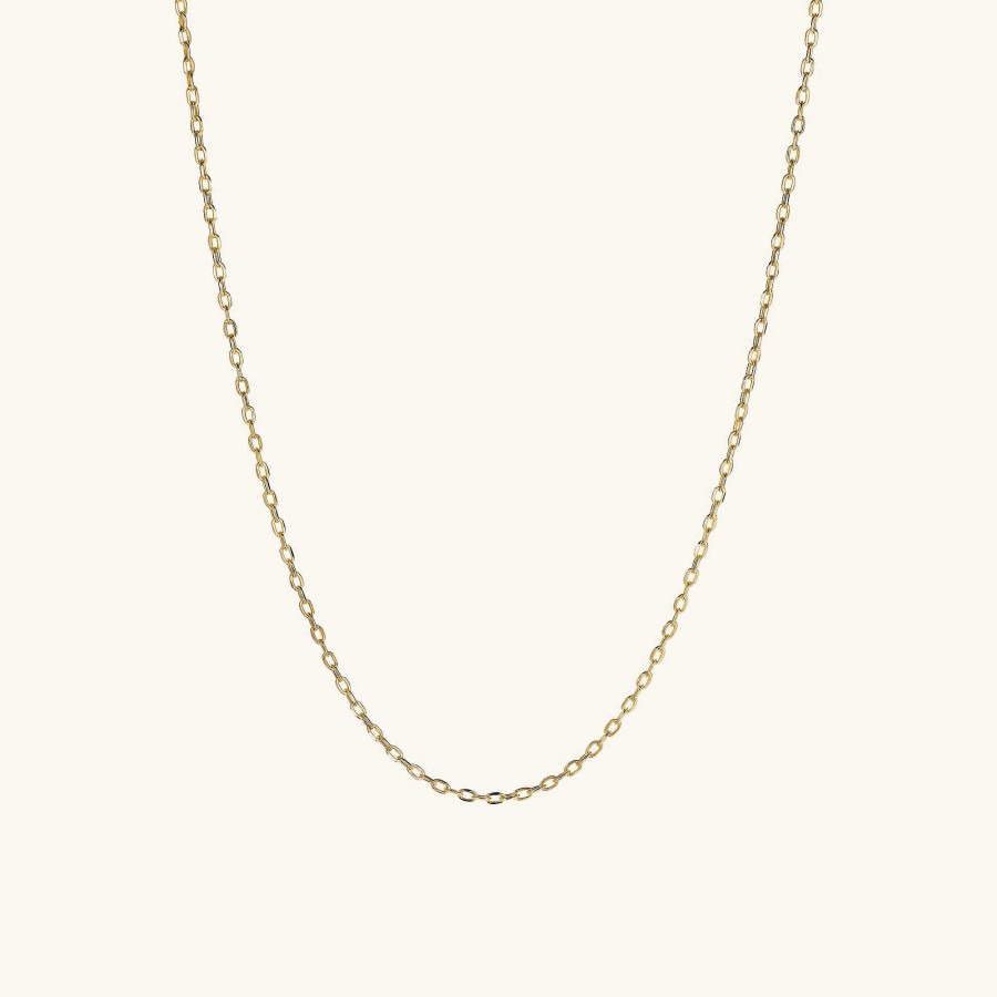 Necklaces Mejuri | Square Oval Chain Necklace