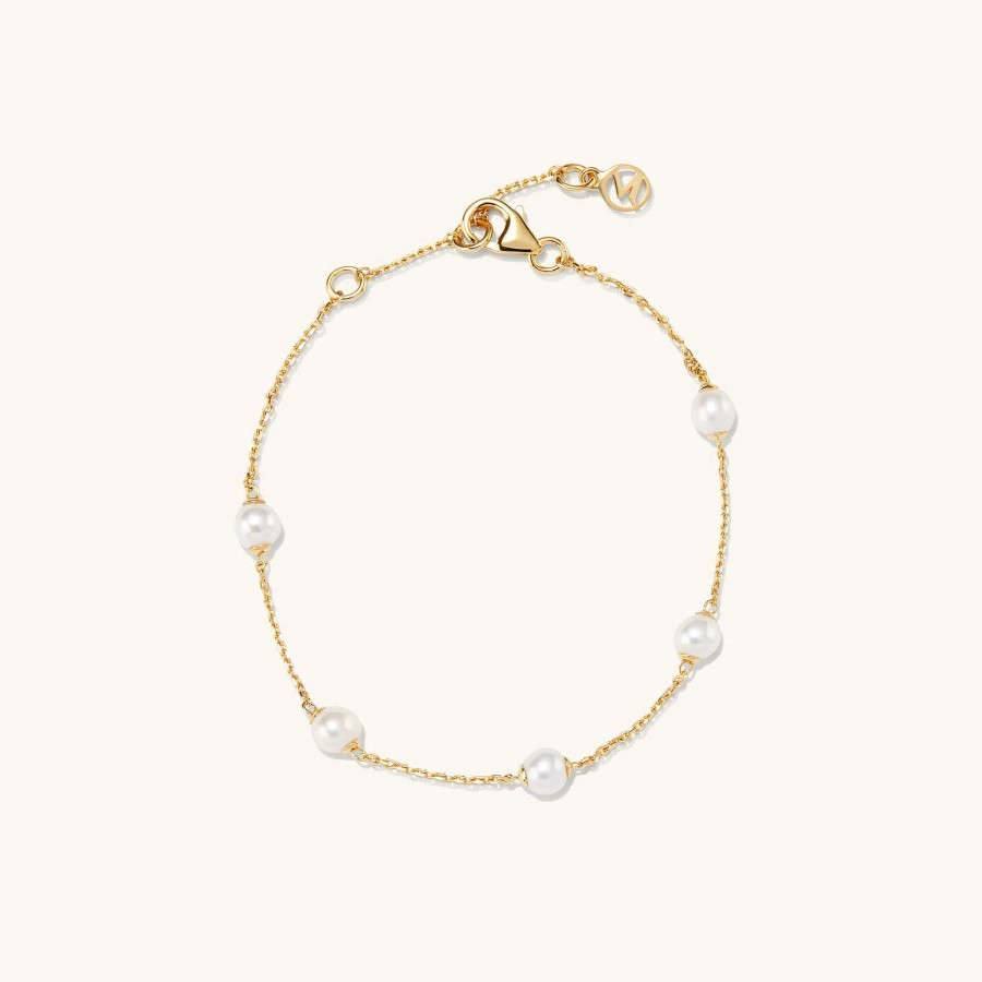 Bracelets Mejuri | Mini Pearl Satellite Bracelet