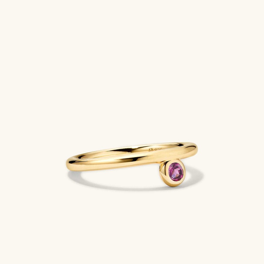 Rings Mejuri | Gemstone Drop Stacker Ring