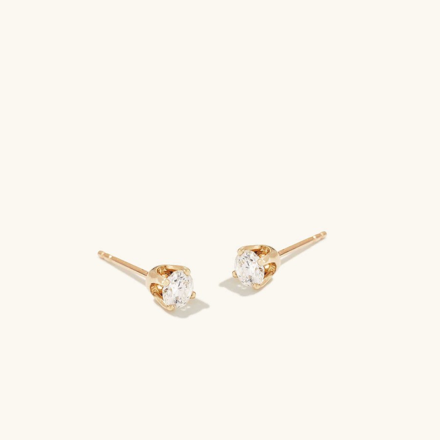 Earrings Mejuri | Large Diamond Studs