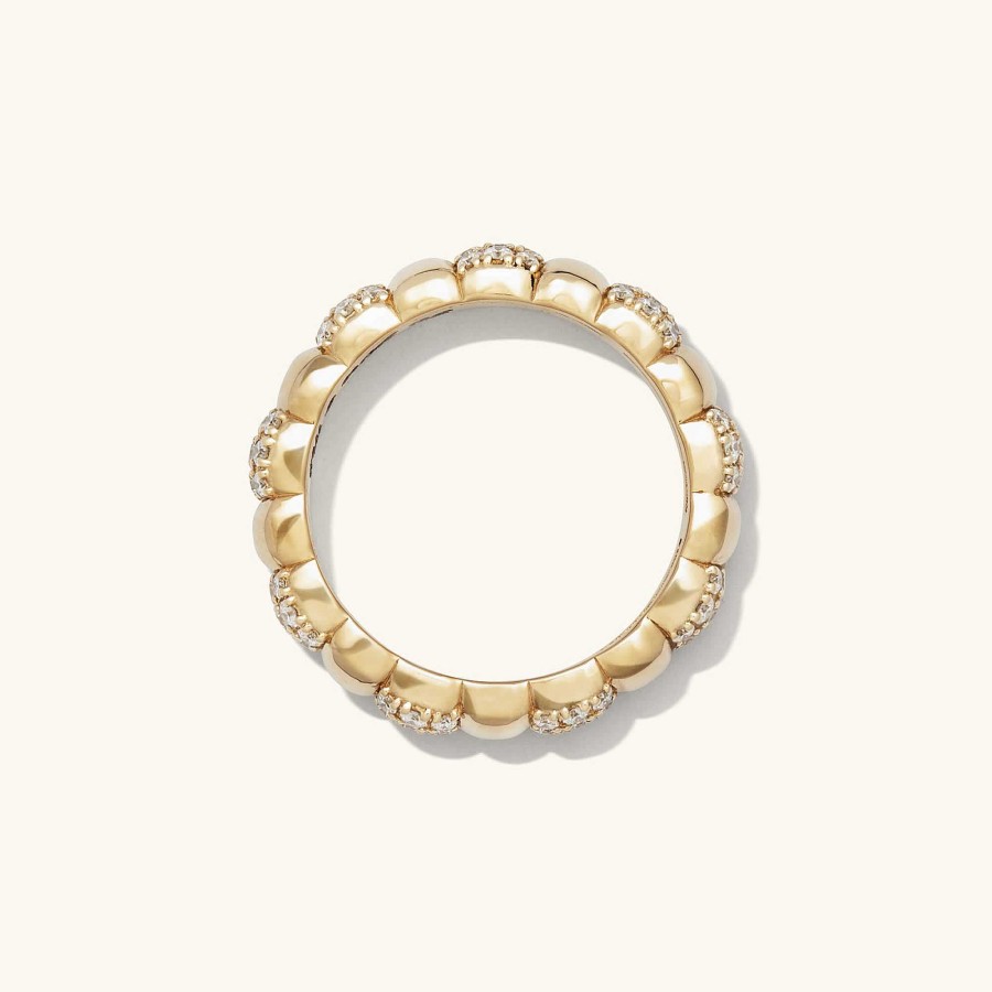 Rings Mejuri | Pave Diamond Soft Charlotte Ring