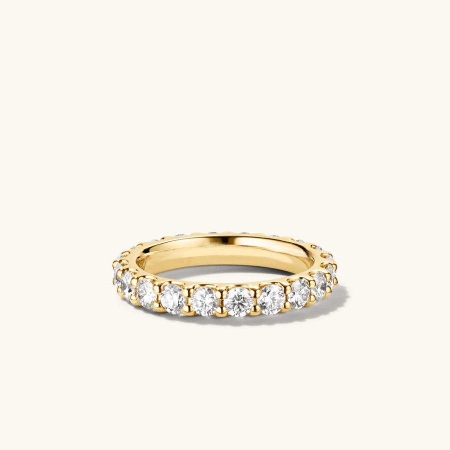 Rings Mejuri | 3Mm Bold Diamond Eternity Band