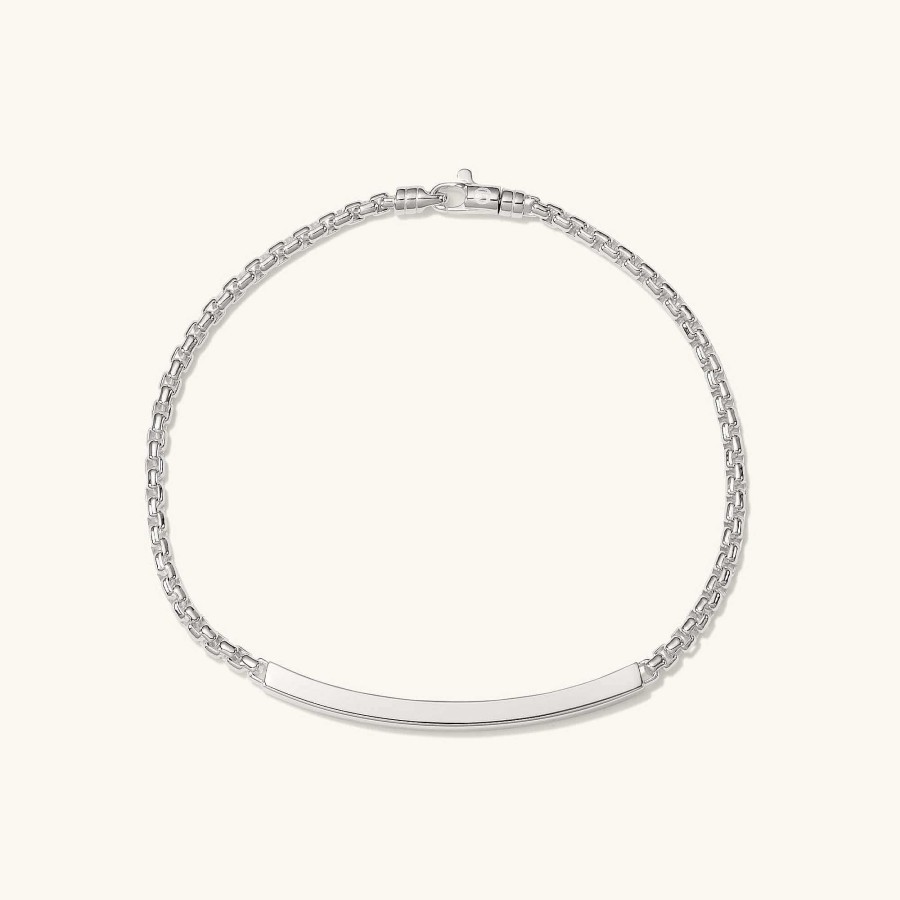 Bracelets Mejuri | Round Box Chain Id Bracelet