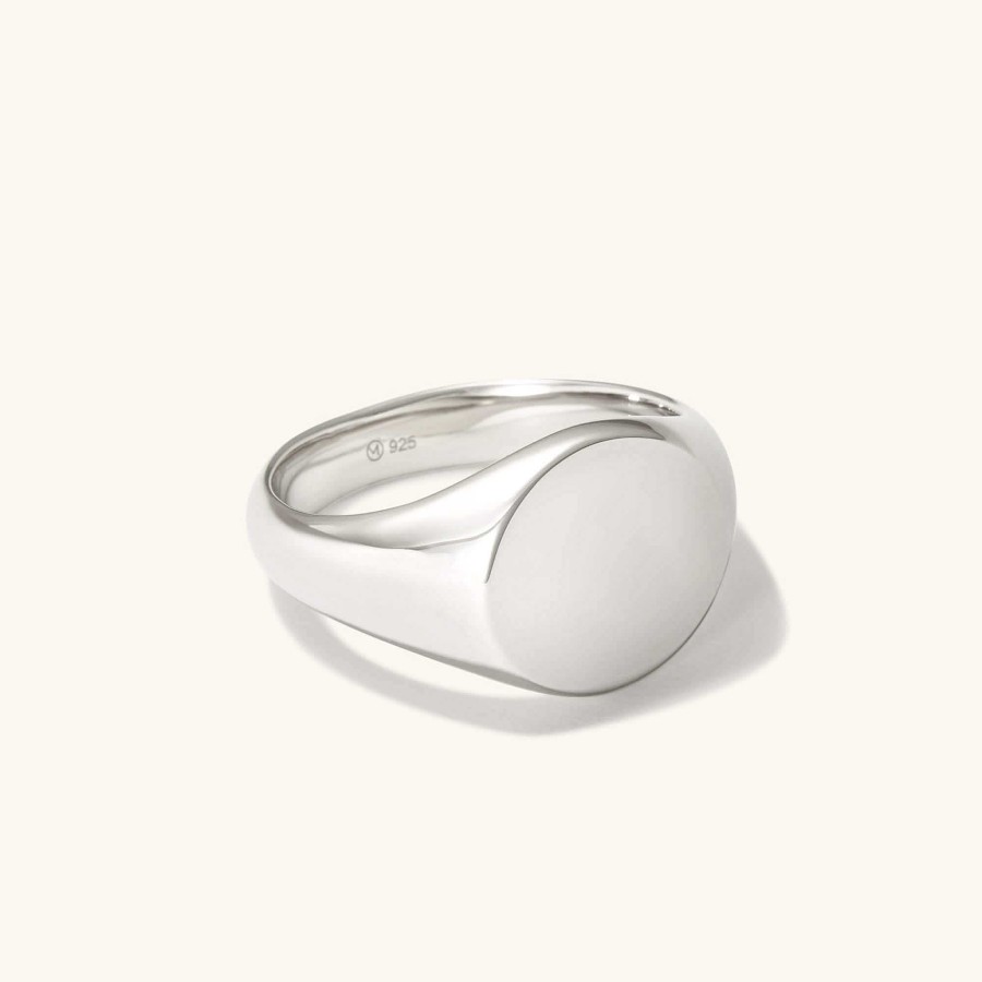 Rings Mejuri | Bold Round Signet Ring