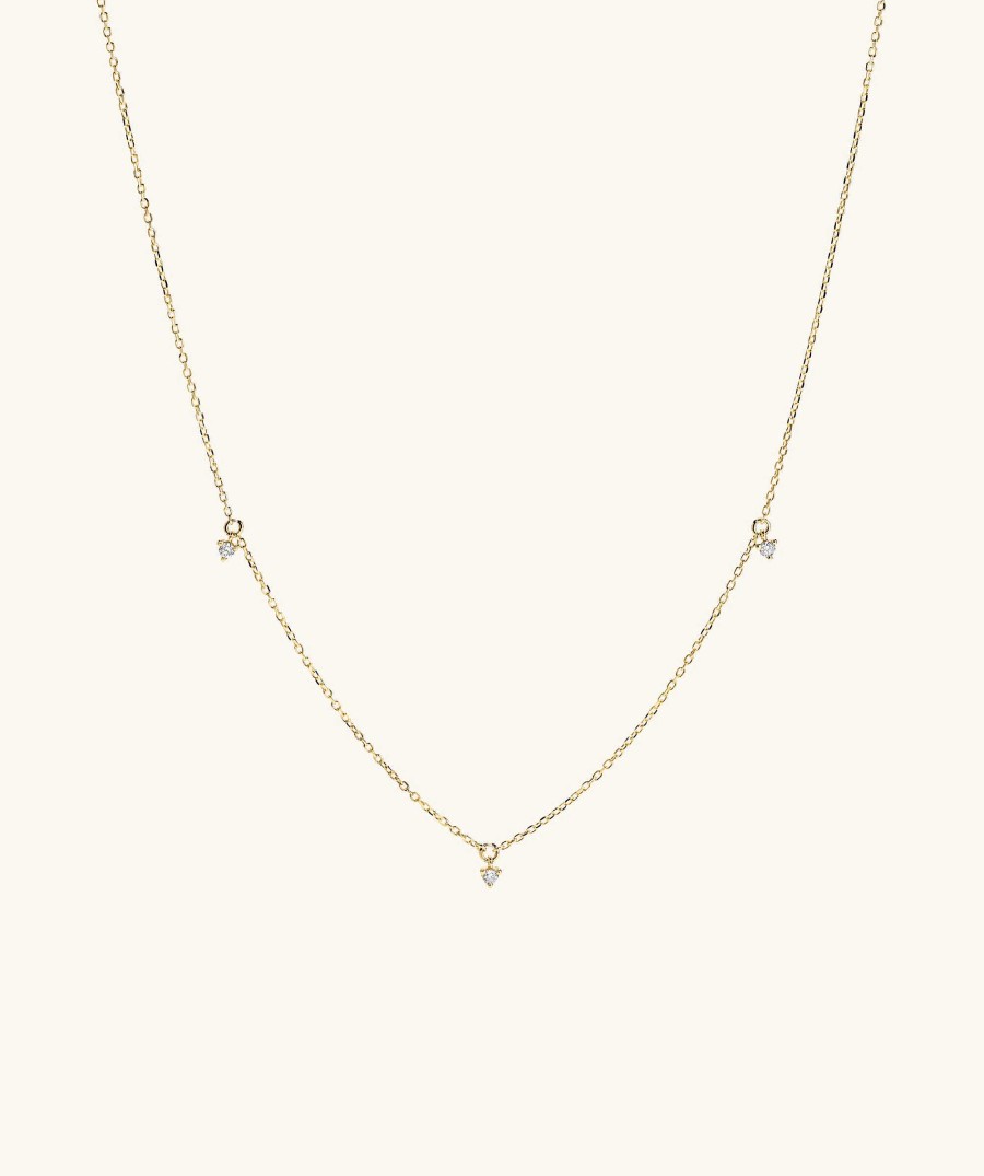 Necklaces Mejuri | Trio Diamond Necklace