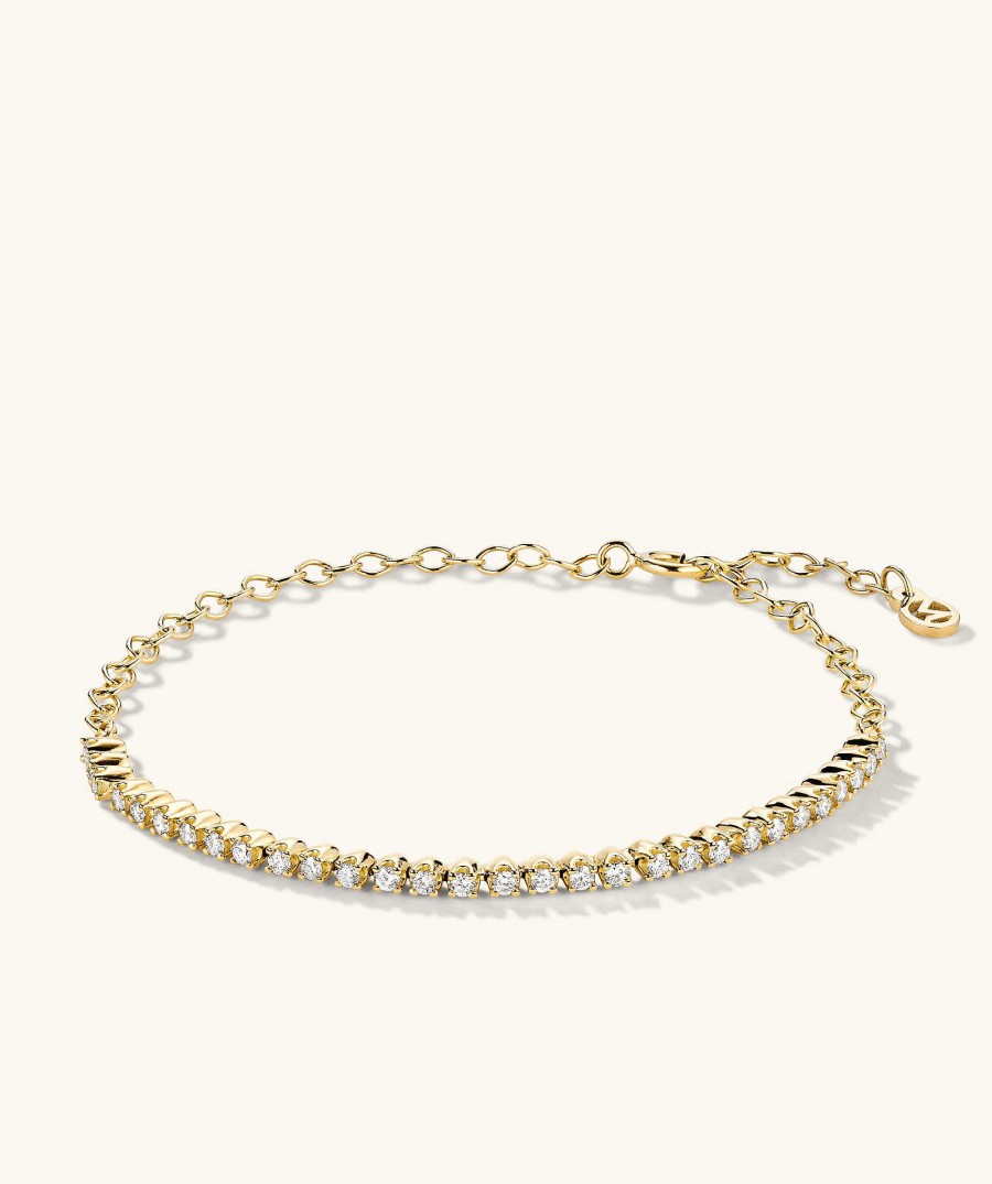 Bracelets Mejuri | Diamond Half Tennis Bracelet