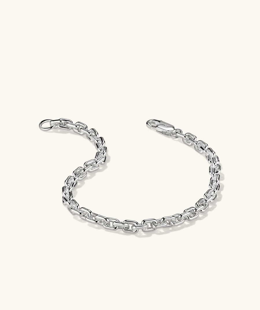 Bracelets Mejuri | Trace Rectangle Chain Bracelet