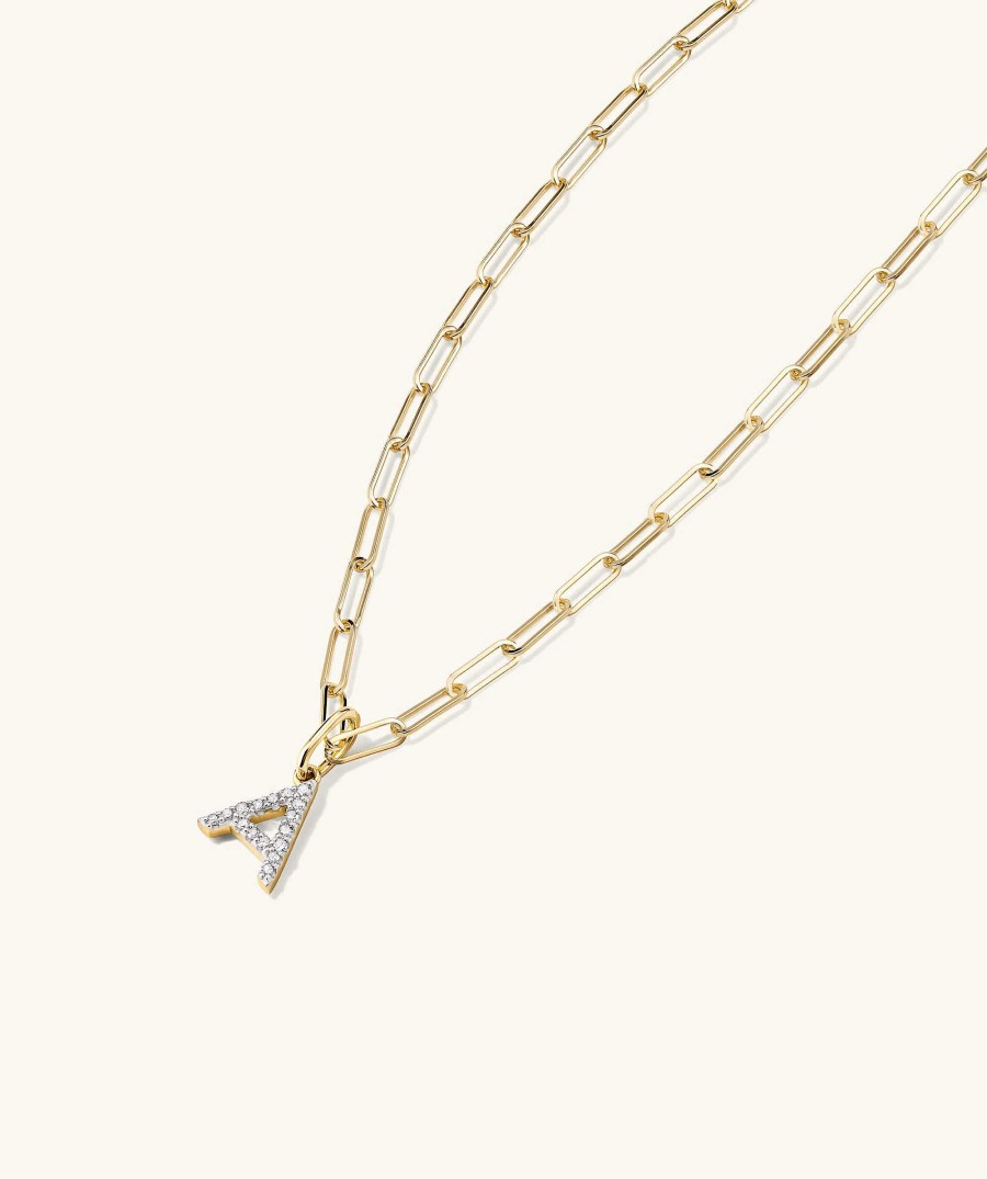 Necklaces Mejuri | Diamond Letter Charm