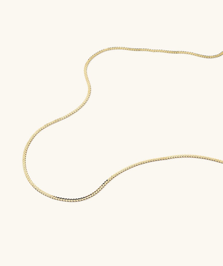 Necklaces Mejuri | Serpentine Chain Necklace – Wearsjewelry