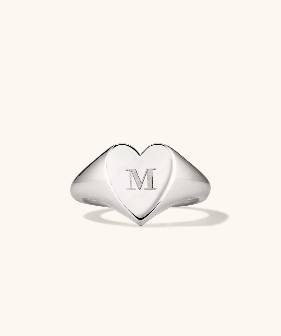 Rings Mejuri | Large Heart Signet