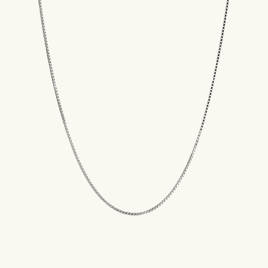 Necklaces Mejuri | Baby Box Chain Necklace