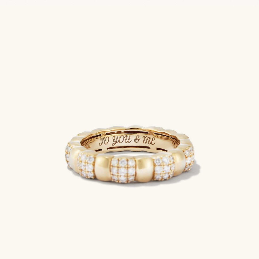 Rings Mejuri | Pave Diamond Soft Charlotte Ring