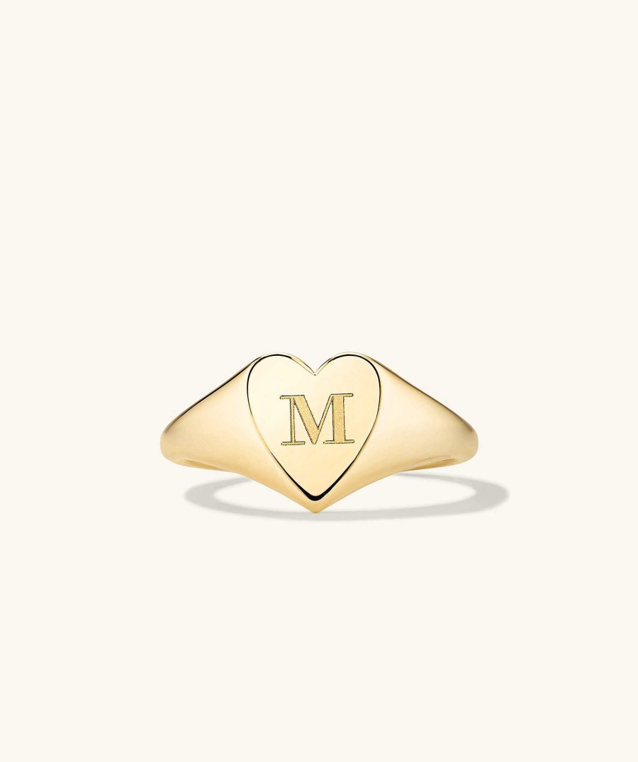 Rings Mejuri | Small Heart Signet